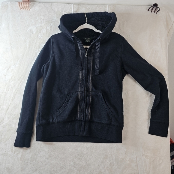 Eddie Bauer Other - Eddie Bauer Fleece Lined Hoodie Medium Men’s Black Sweatshirt